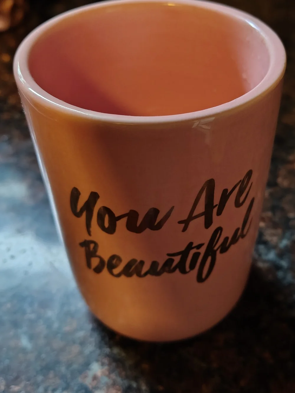 You Are Beautiful Pink Ceramic Tumbler - Home Accents